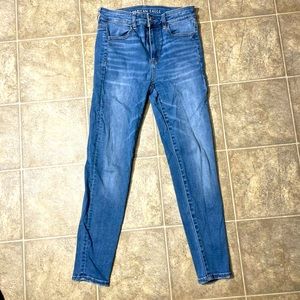 AE hi rise jeggings 6 short